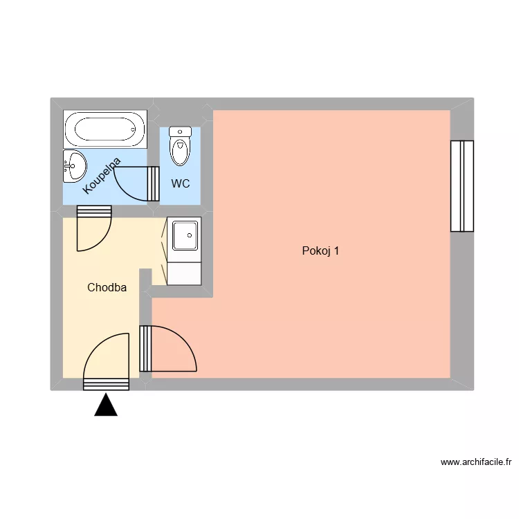 Hornická 663, byt 2. Plan de 9 et 152 m² Hornická 663, byt 2. Plan de 9 et 152 m²