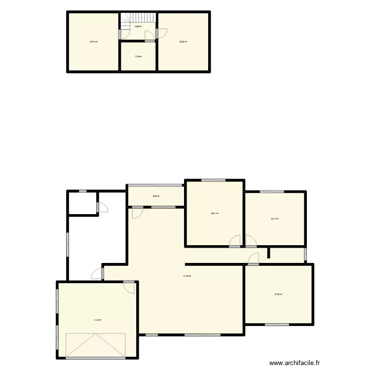 duplex. Plan de duplex. Plan de