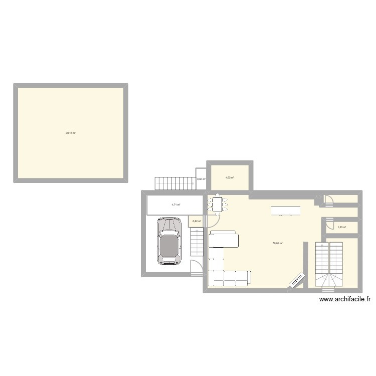 maison de r&ecirc;ve. Plan de 0 pièce et 0 m2
