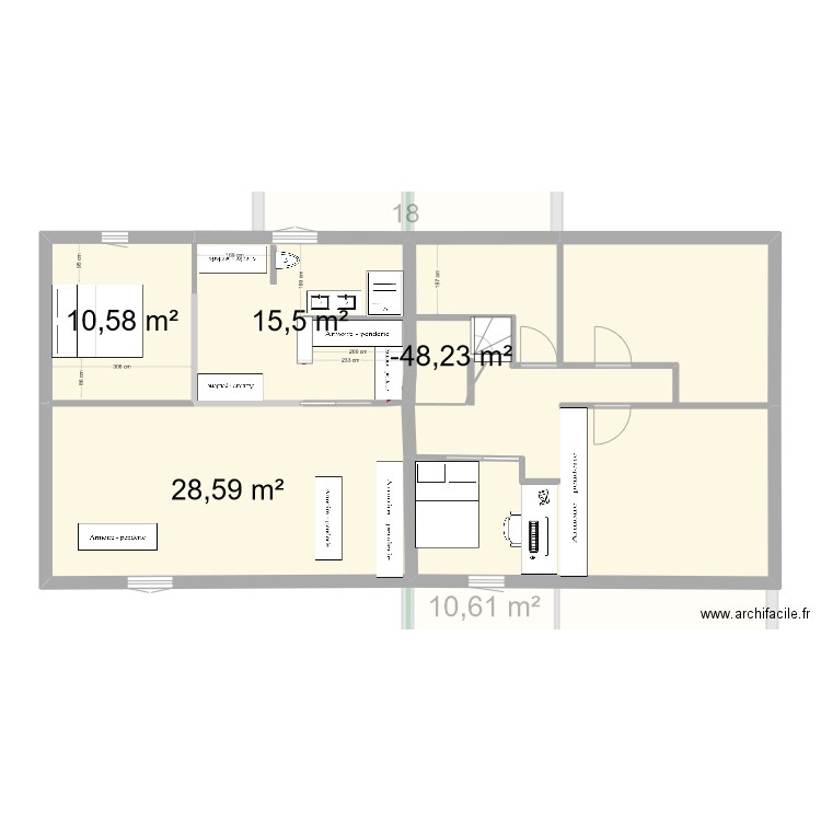 PLANV15. Plan de 10 pièces et 157 m2