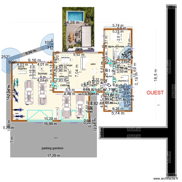 ROUTE D\'ACCES A L\'OUEST. Plan de 0 pièce et 0 m2 ROUTE D\'ACCES A L\'OUEST. Plan de 0 pièce et 0 m2