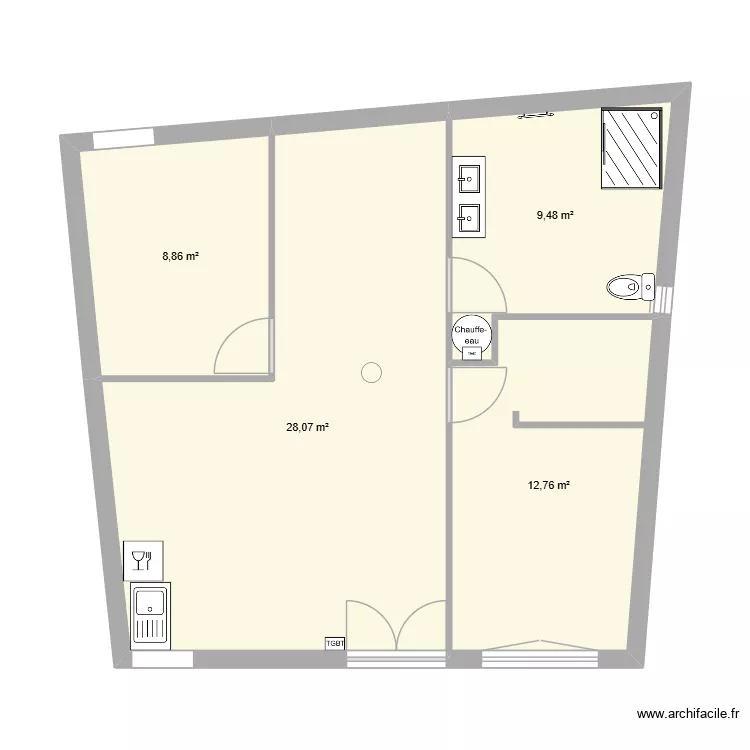 locclemenson. Plan de 4 pièces et 59 m² locclemenson. Plan de 4 pièces et 59 m²