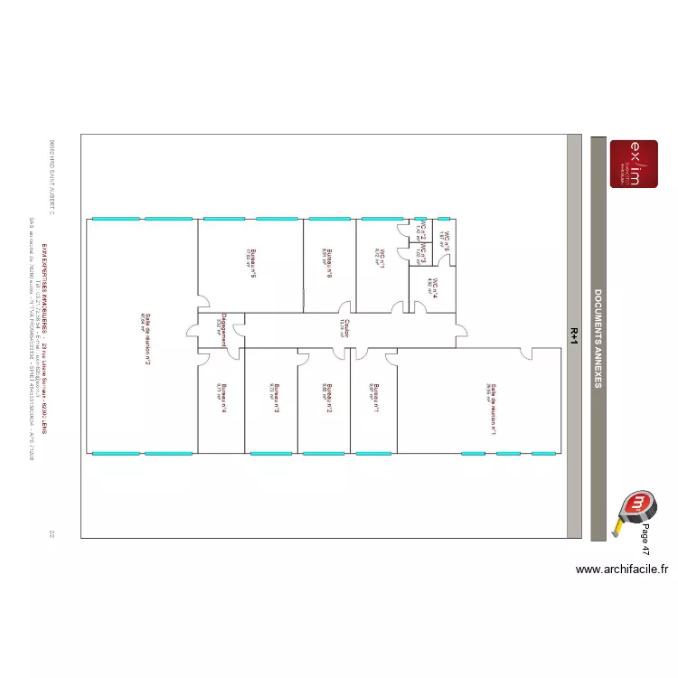 Plan SH IMMO. Plan de 