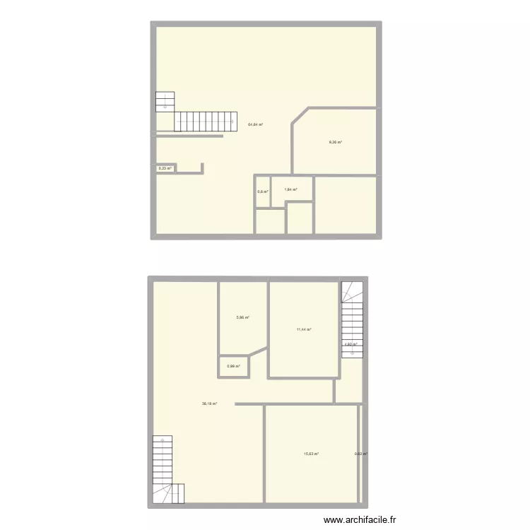 etage1. Plan de 12 Pièces et 155 m² etage1. Plan de 12 Pièces et 155 m²