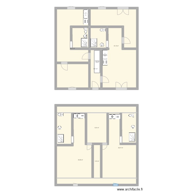 RD DRANCY. Plan de 0 pièce et 0 m2