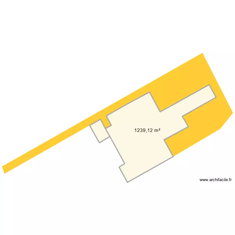 cadastre hangard st sat. Plan de 1  et 1239 m²