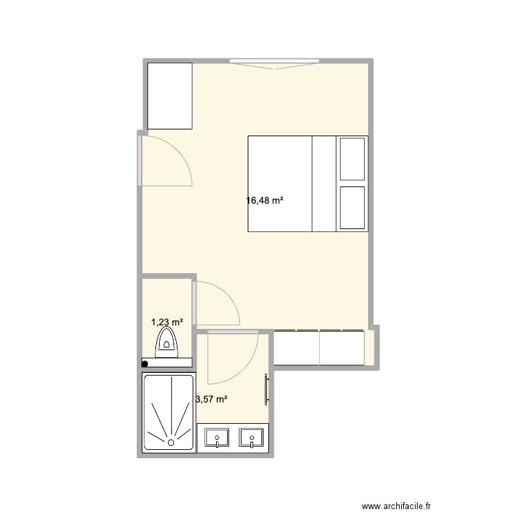 Plan suite parentale Lemud. Plan de 0 pièce et 0 m2