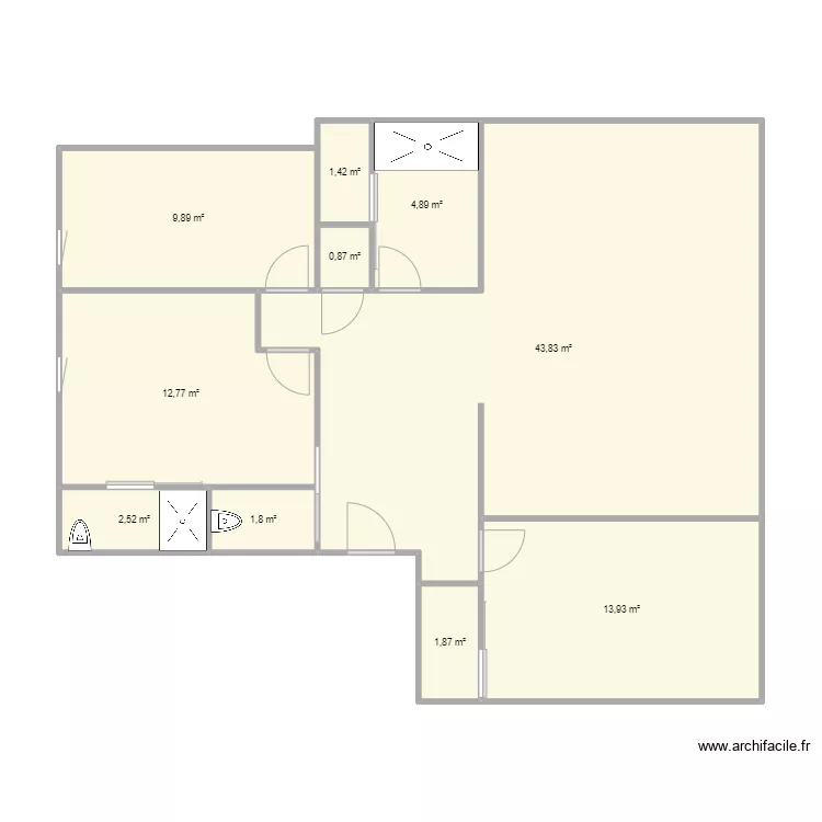 niepce 2. Plan de 10 et 94 m² niepce 2. Plan de 10 et 94 m²