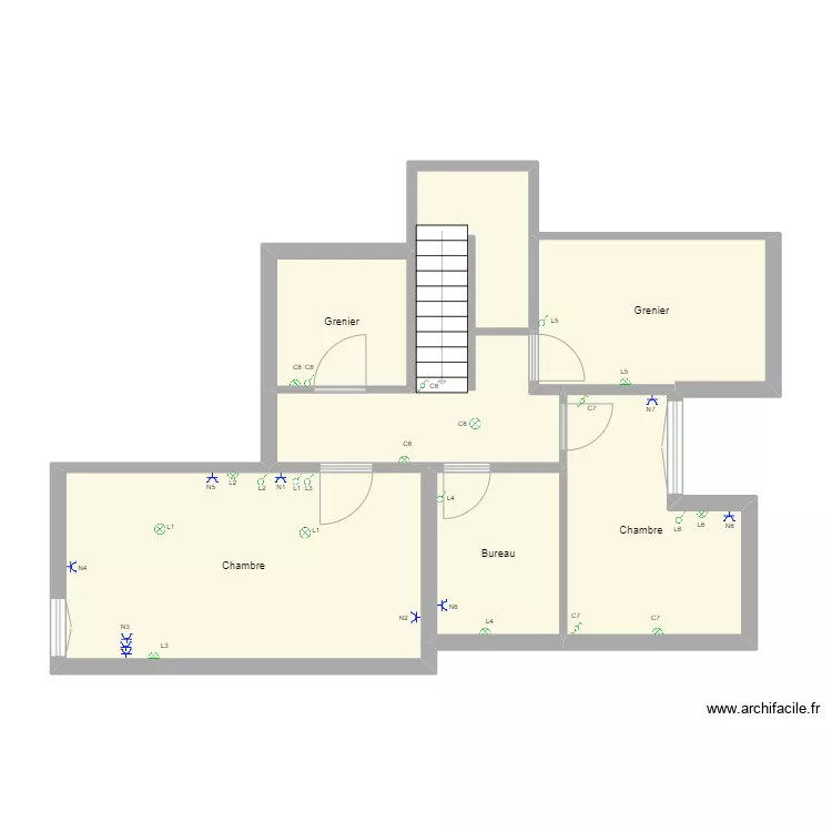 Vincent Etage. Plan de 