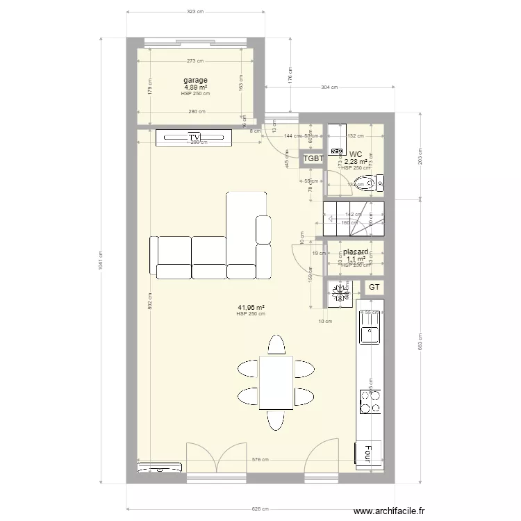 galleron RDC. Plan de galleron RDC. Plan de