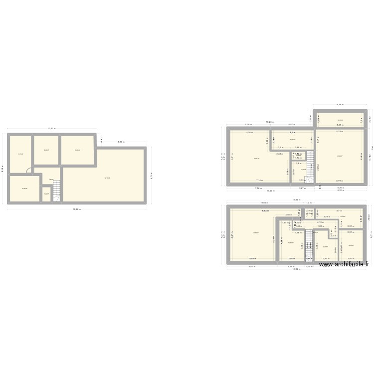 PROJET N1. Plan de 20 pièces et 311 m2