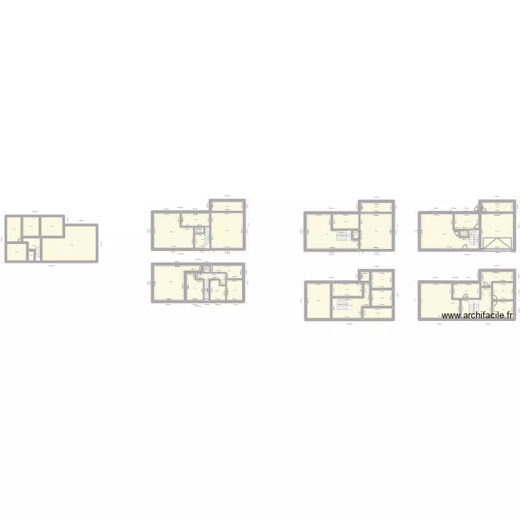 PROJET N1. Plan de 42  et 737 m²