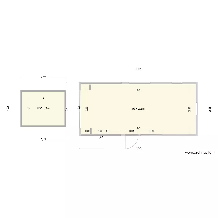int&eacute;rieur. Plan de 