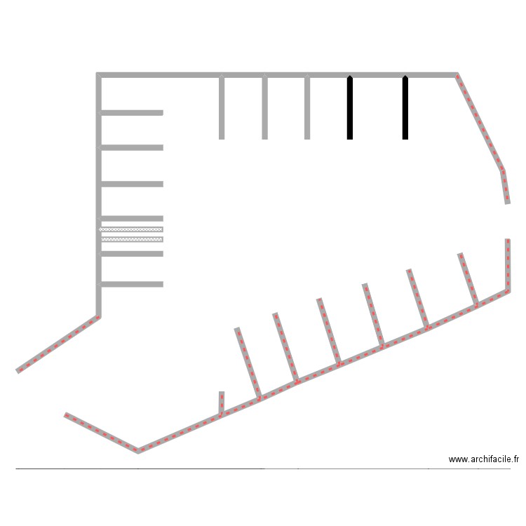 PARKING SOUS SOL. Plan de 0 pièce et 0 m2