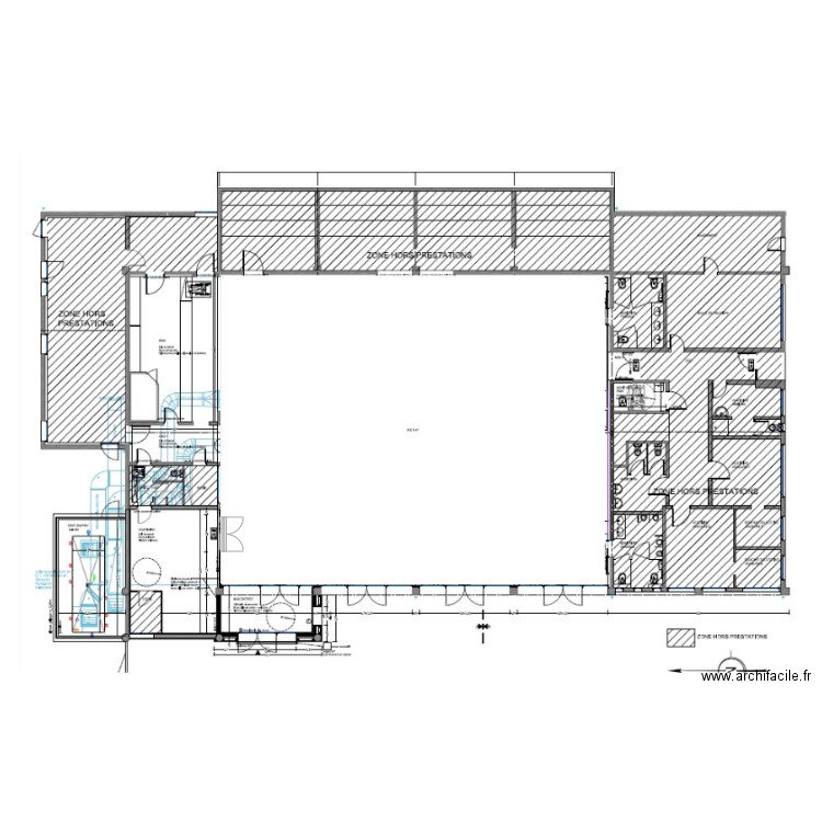 salle poly. Plan de 0 pièce et 0 m2