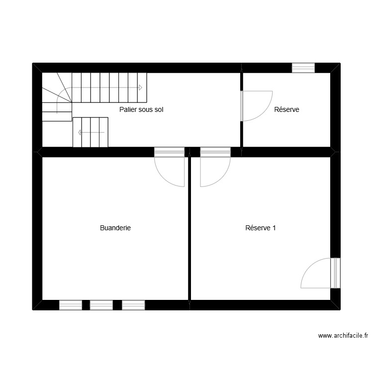 16 cité de Champagne MEYRAS. Plan de 20 pièces et 155 m2