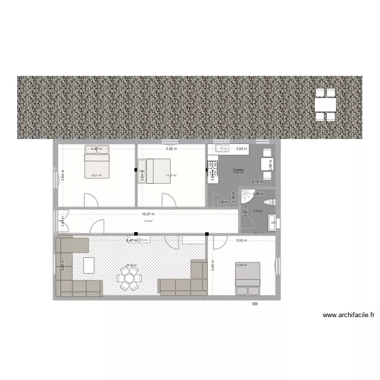 plan2. Plan de 7 et 105 m² plan2. Plan de 7 et 105 m²