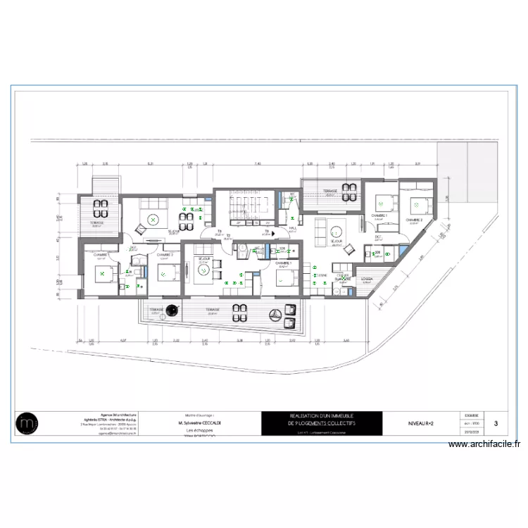 Casavone R+2 9app. Plan de 