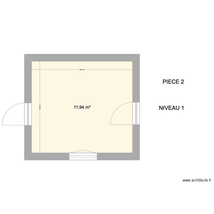 MYRIAM PIECE 2. Plan de 0 pièce et 0 m2