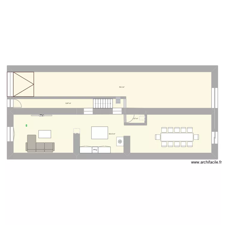CREVIC. Plan de 4 et 136 m² CREVIC. Plan de 4 et 136 m²