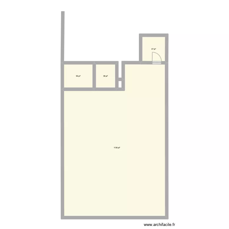 DYNAMIC FITNESS ST-LIN. Plan de 4  et 119 m²