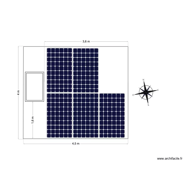MAISON ADOUIN. Plan de 