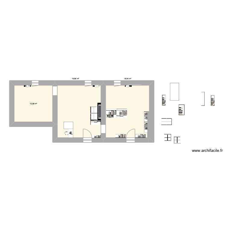 Bibli Sani proj1. Plan de 0 pièce et 0 m2