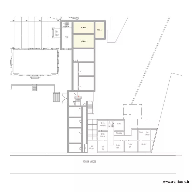 plan niv 0 bat C. Plan de 12 Pièces et 20 m² plan niv 0 bat C. Plan de 12 Pièces et 20 m²