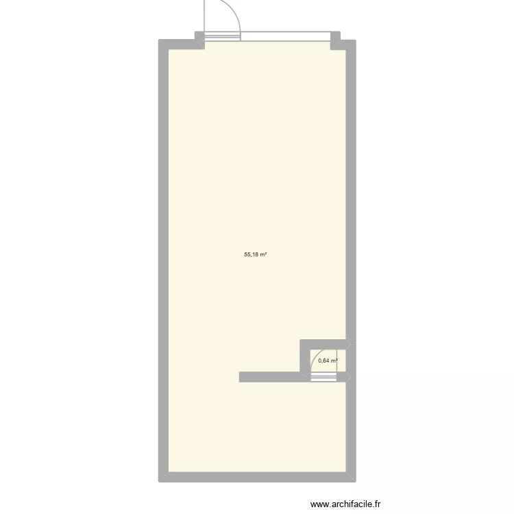 ANTIQUITÉS GRANET. Plan de 2 Pièces et 56 m² ANTIQUITÉS GRANET. Plan de 2 Pièces et 56 m²