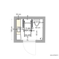 plan vue du dessus WC2