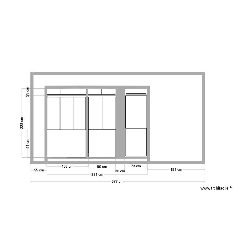 PORTE GARAGE v51. Plan de 0 pièce et 0 m2