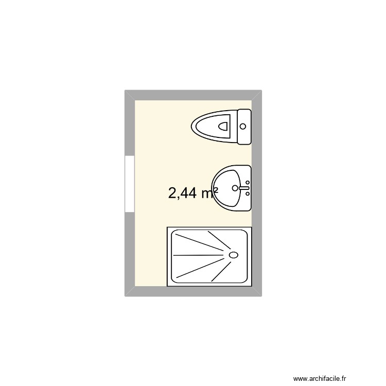 Plan Salle D Eau 2m2null