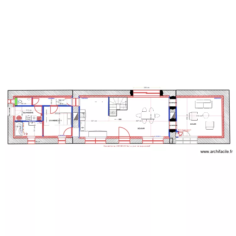 LE FLOCH  FERNANDES. Plan de 8  et 191 m²