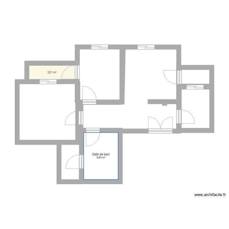 Plan d'appartement. Plan de 