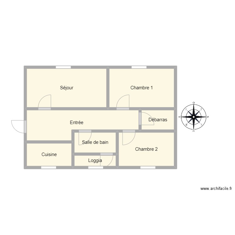 PLAN CONSORTS LE GOFF. Plan de 8 pièces et 21 m2