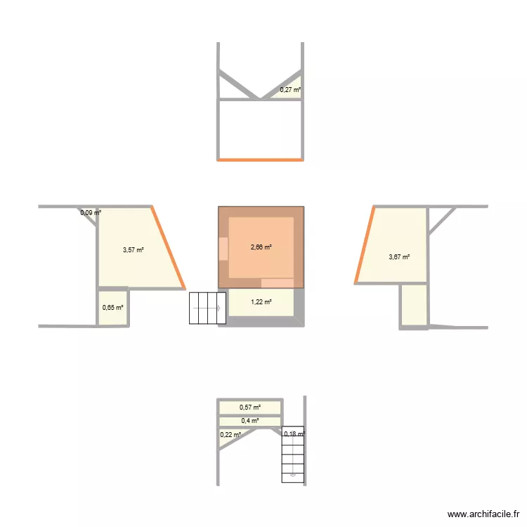 cabane choup. Plan de 