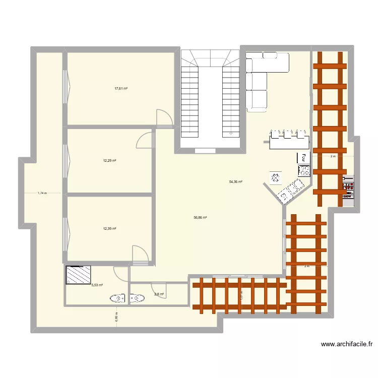 Plan sta7 nouvelle version 05 04 26. Plan de 7  et 162 m²