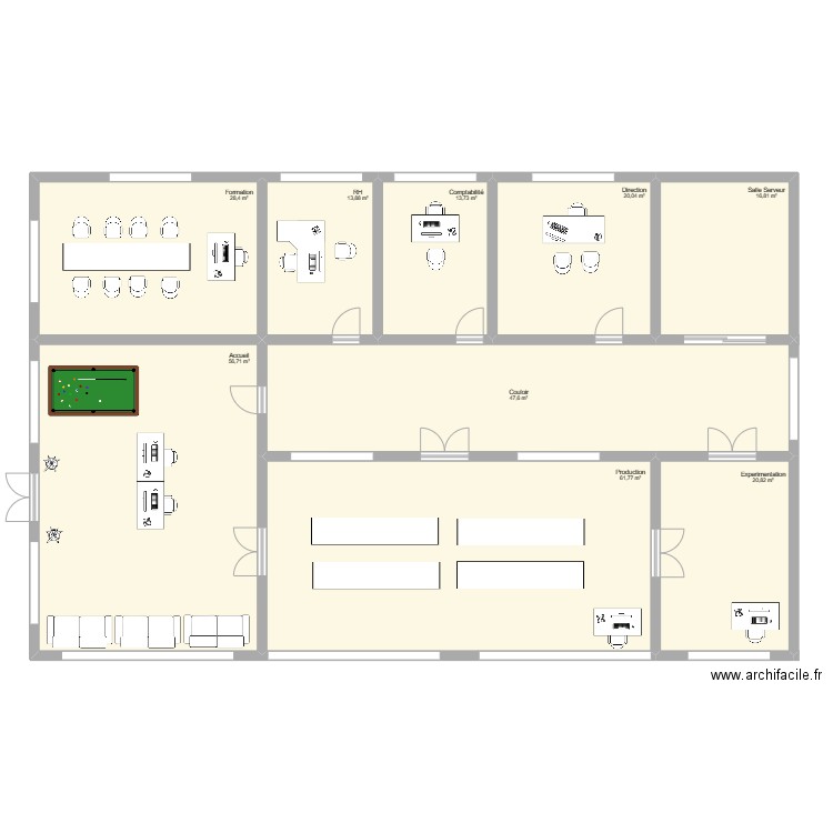 OcéanRide. Plan de 9 pièces et 280 m2