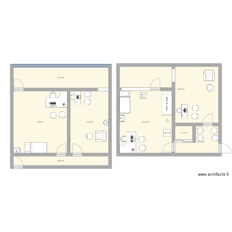 Plan cabinet podo. Plan de 0 pièce et 0 m2