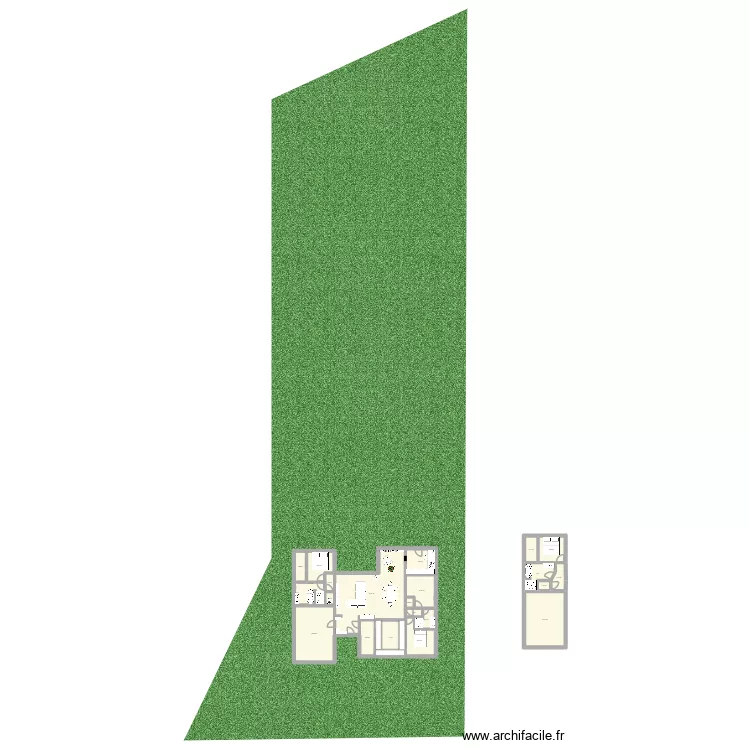 Plan test 2. Plan de 21  et 199 m²