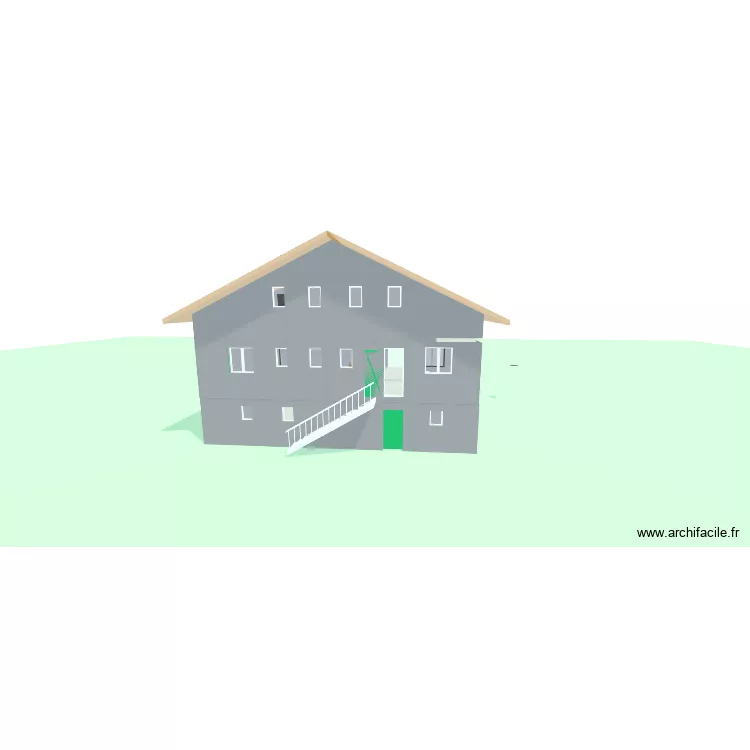 2 etages + garage existant, murs isoles. Plan de 17 et 285 m² 2 etages + garage existant, murs isoles. Plan de 17 et 285 m²