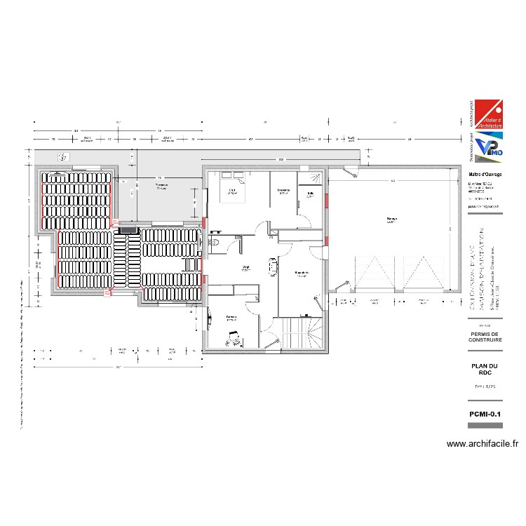 CHAUFFAGE RDC. Plan de 0 pièce et 0 m2