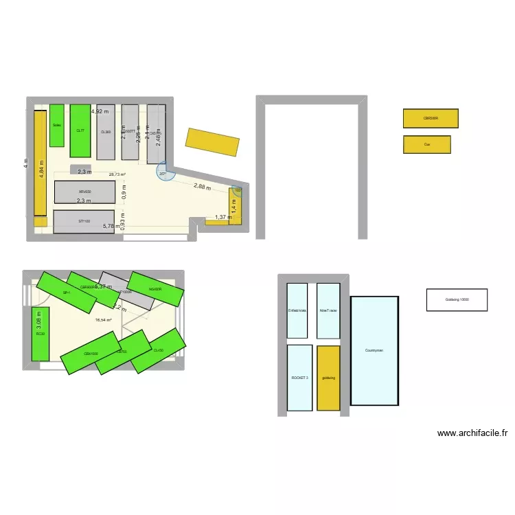 LAGARCO1. Plan de 2 Pièces et 45 m² LAGARCO1. Plan de 2 Pièces et 45 m²