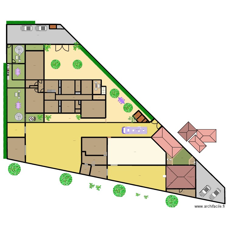 FOODTRUCK 0112E. Plan de 61 pièces et 1888 m2