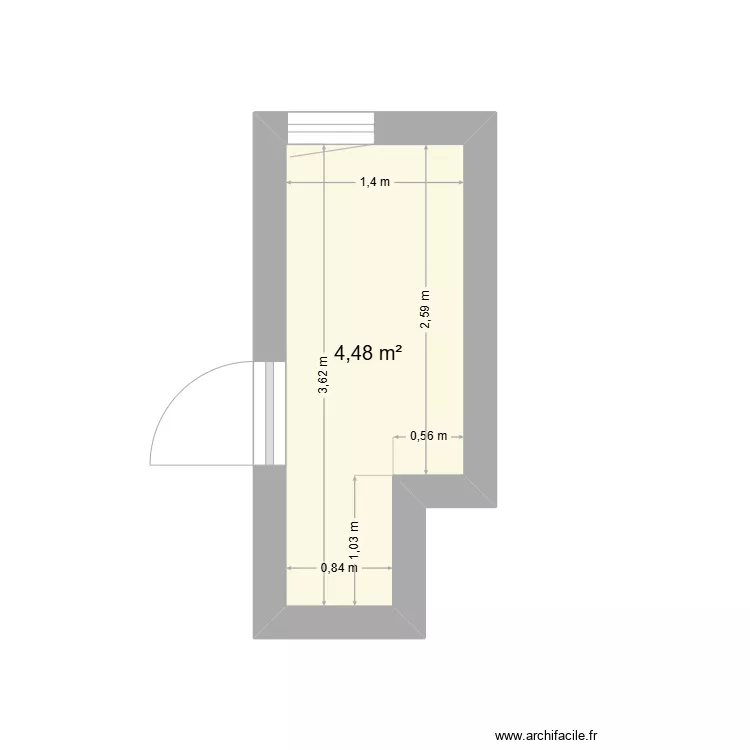 sdb brignoud. Plan de 