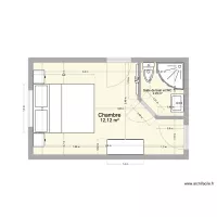 Chambre ind&eacute;pendante maison du meunier RDC