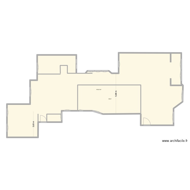 maria de molina 7. Plan de 2 pièces et 187 m2