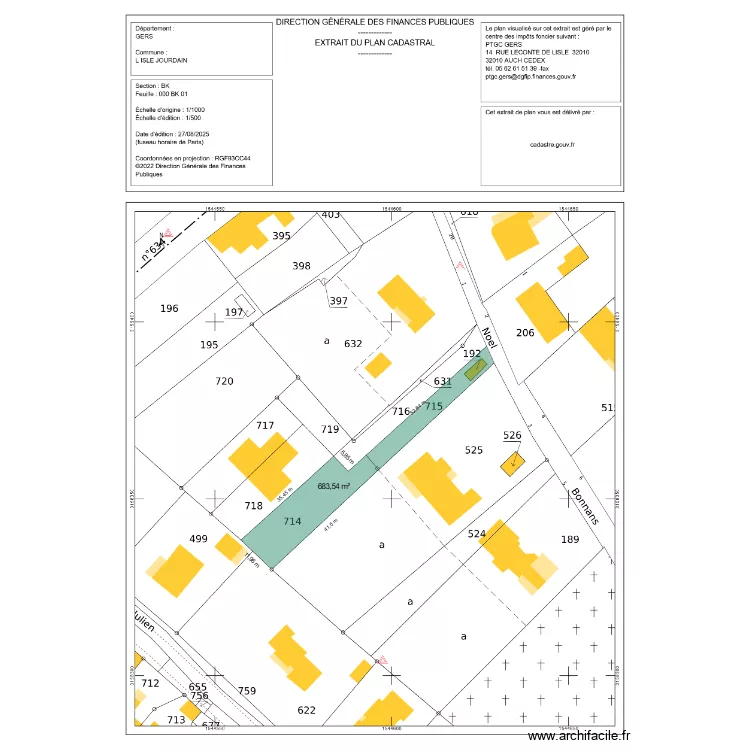noel bonnans. Plan de noel bonnans. Plan de