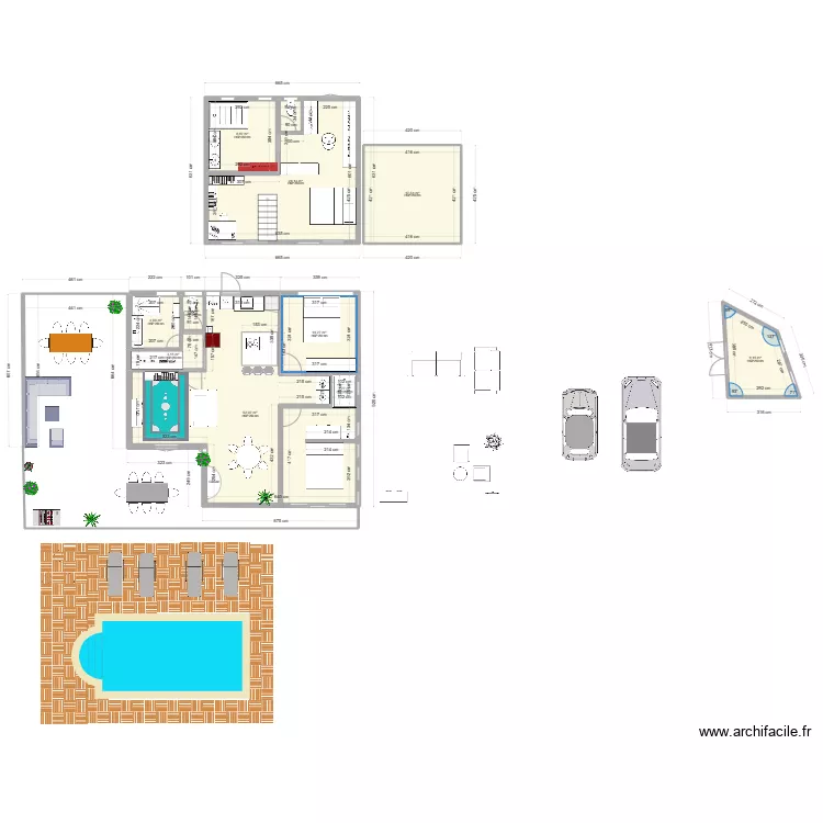 54 Agrandissement V5. Plan de 