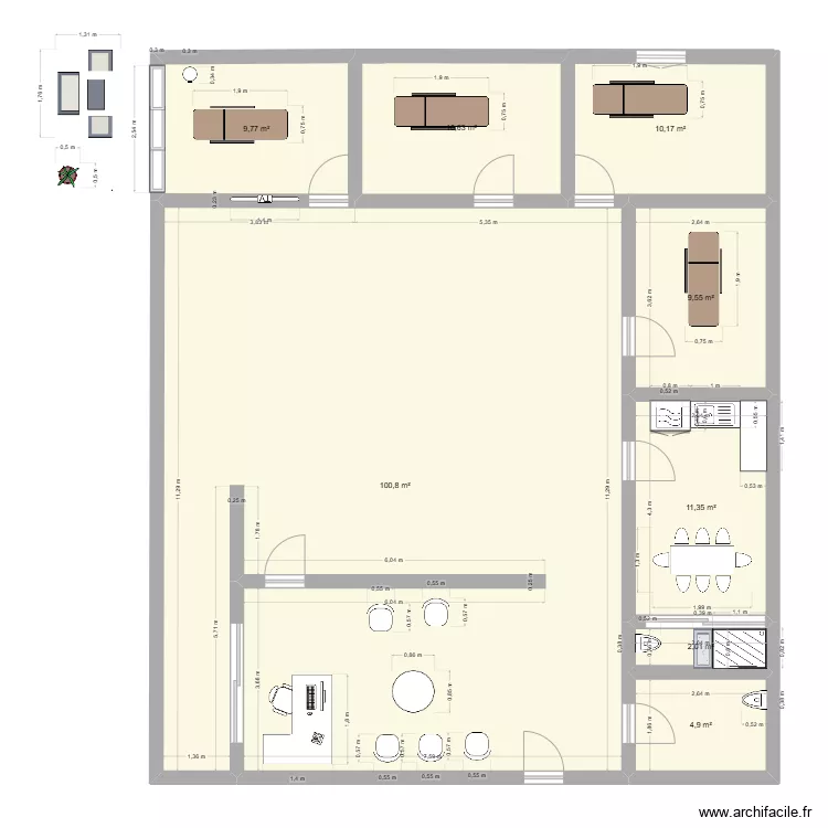 Plan cabinet kiné v2. Plan de Plan cabinet kiné v2. Plan de